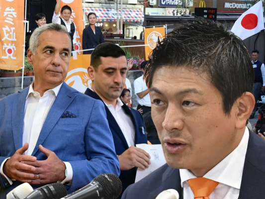 Călin Georgescu și George Simion „au făcut pui” în Japonia. Extremiștii au intrat în Parlament