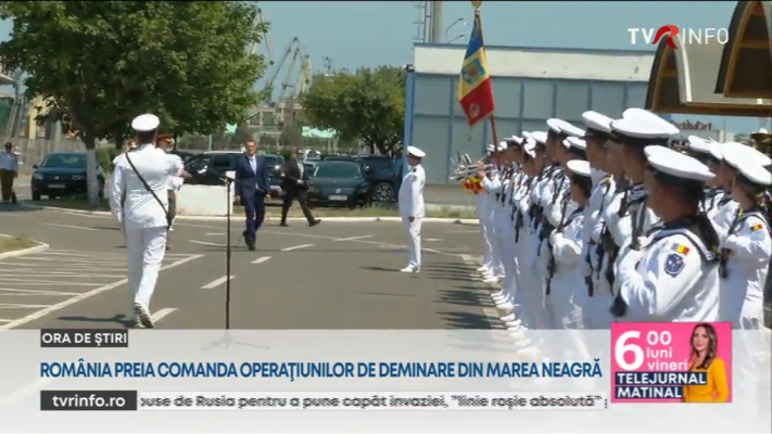 România deține comanda Grupului pentru combaterea minelor marine din Marea Neagră. Două nave românești, implicate în misiuni privind siguranța navigației
