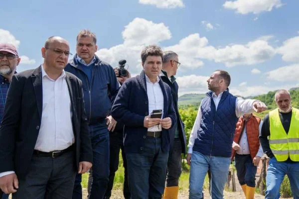 Harghita: Președintele Nicușor Dan a ajuns la Praid