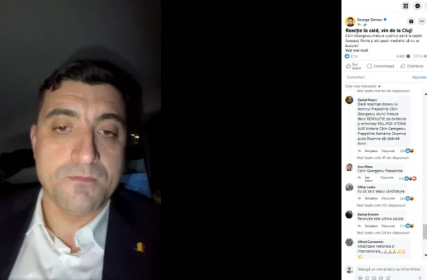 Video
        Reacții surprinzătoare din tabăra lui Georgescu. Simion: „Ar trebui jupuiți în piața publică”. Donca: „O să amâne alegerile dacă noi vom face pe nebunii”