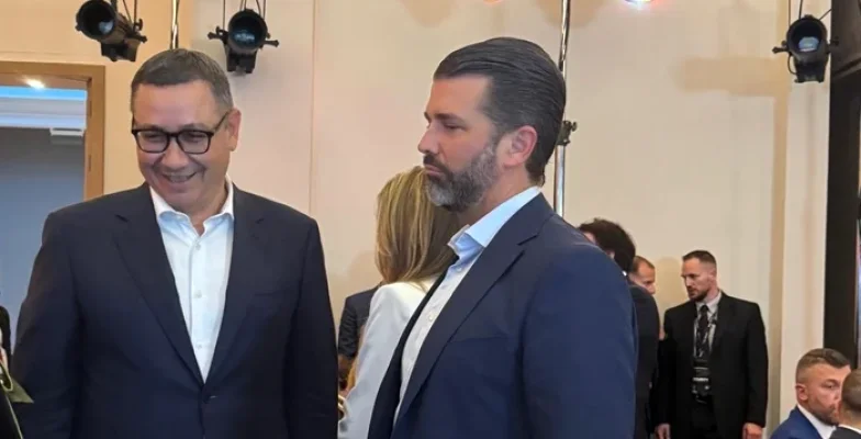 Ponta a lipsit de la dezbaterea electorală pentru întâlnirea cu Trump Jr. Ce crede fiul preşedintelui american despre România