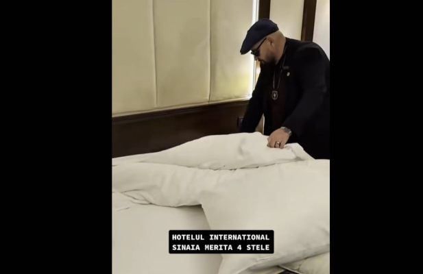VIDEO Cum dădea Piedone ”200 de stele” hotelului prietenului Rușanu după ce ar fi anunțat controlul: ”Un cearceaf care miroase, domne, a fresh”
