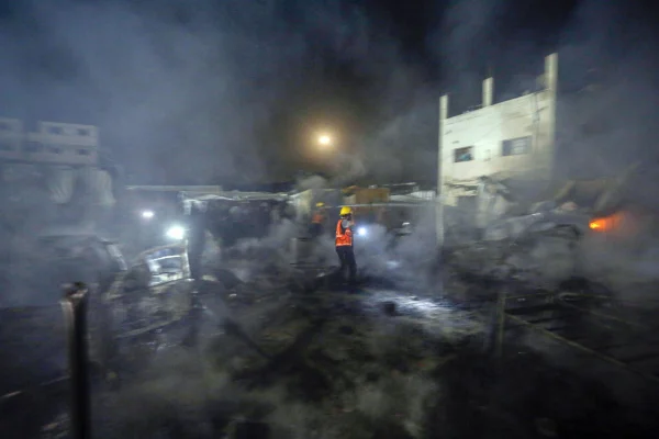 Spital din orașul Gaza, distrus de un atac israelian