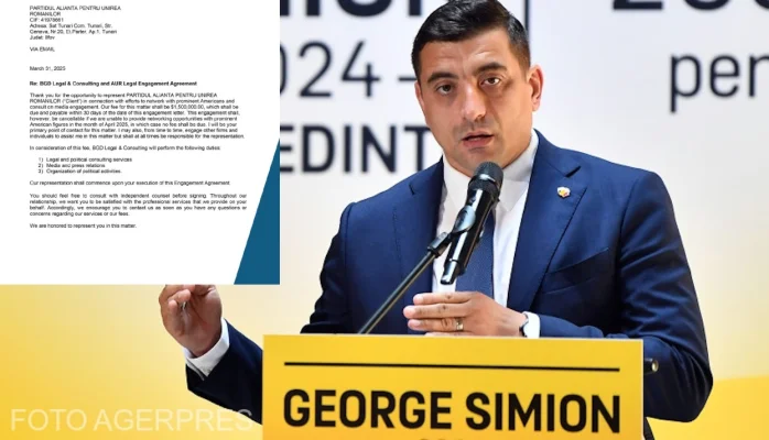 DOCUMENT. AUR a plătit 1,5 milioane de dolari pentru vizitele lui George Simion în SUA. AEP face verificări