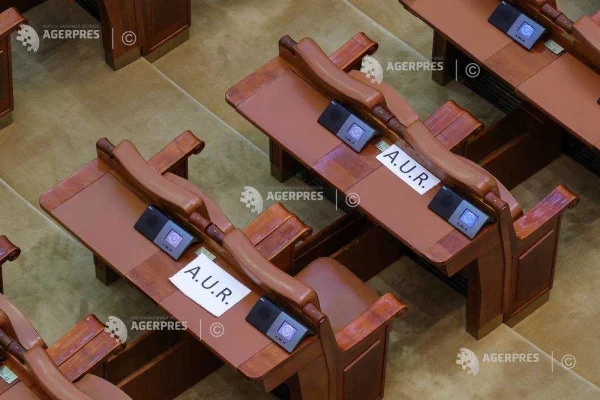 Parlament - ședință solemnă/AUR nu a participat la plen: Nu putem gira prin prezență o lovitură împotriva suveranității poporului