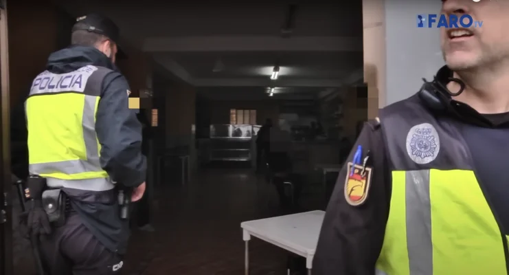 Cinci spanioli şi trei nord-africani, arestaţi după un atac şi o revoltă într-un oraş din apropiere de orașul spaniol Murcia