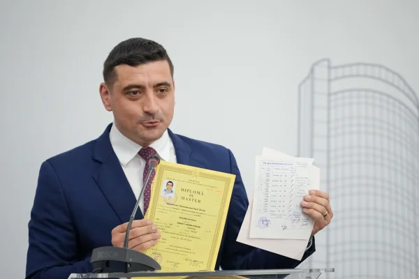 Simion a venit la dezbaterea de la CCIR cu diplomele de studii și certificatul de căsătorie