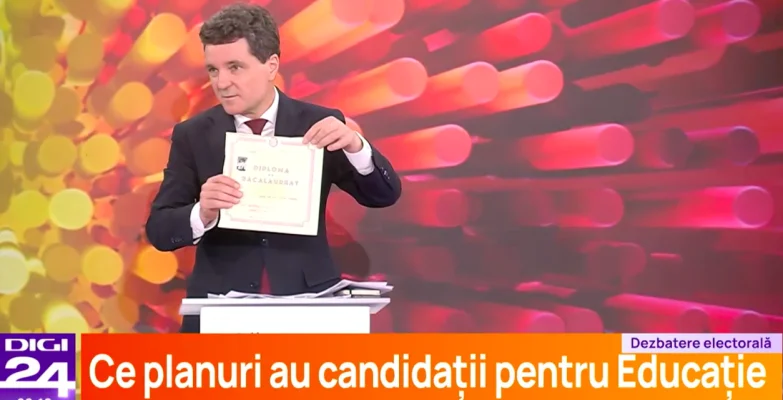 Nicușor Dan și-a prezentat diploma de BAC. Ce spune despre salariile profesorilor