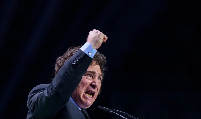 În vizită la Madrid, preşedintele argentinian Javier Milei spune că premierul Pedro Sanchez este un „bătăuş”