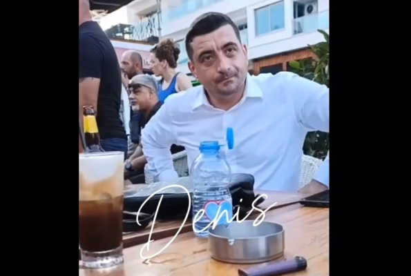 George Simion, la terasă în Cipru, în timp ce AUR organiza o "revoluție" în țară: "Poporul țipă, iar el e la șpriț" VIDEO