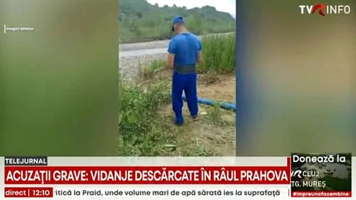 Acuzații grave la Breaza: Vidanje descărcate în râul Prahova