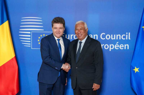 Nicușor Dan - întâlnire cu președintele Consiliului European