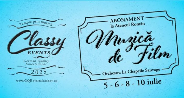 Muzică de Film la Ateneul Român – Orchestra La Chapelle Sauvage