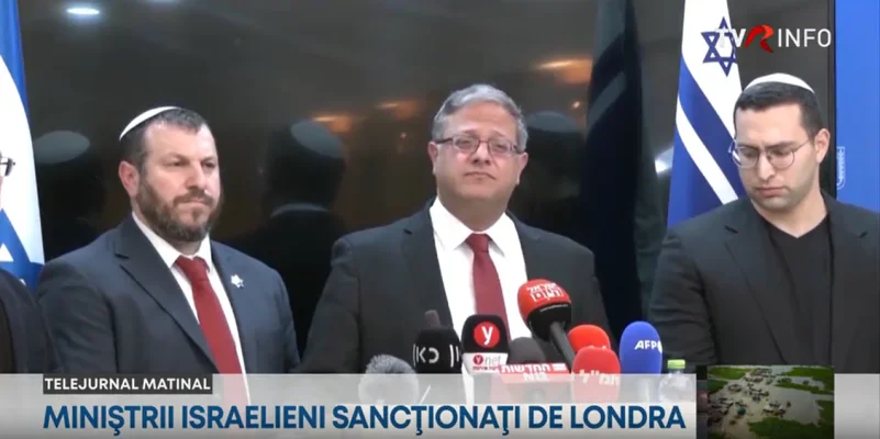 Marea Britanie sancționează doi miniștri israelieni de extremă-dreapta pentru declarații considerate „monstruoase”
