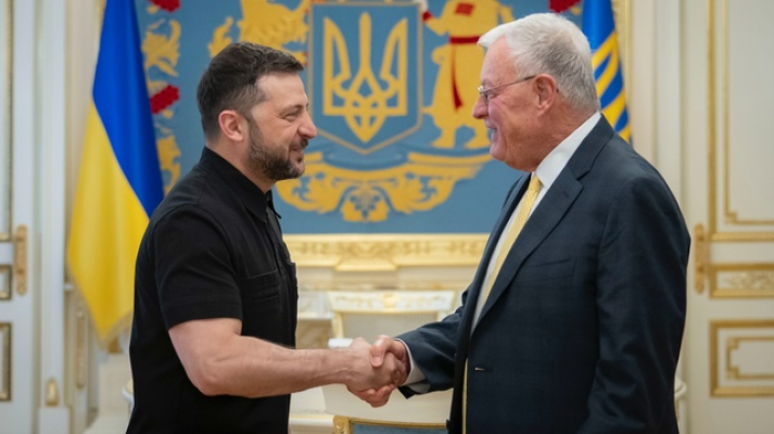 Volodimir Zelenski spune că a avut o discuţie „productivă” cu trimisul american Keith Kellogg - VIDEO