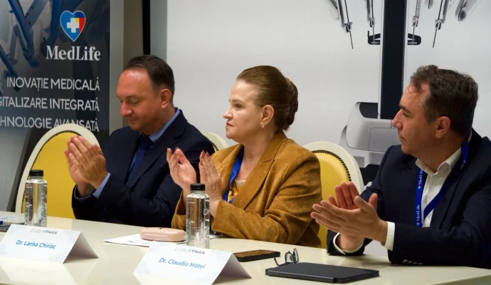 MedLife aduce la Sibiu experți din țară și din străinătate pentru a dezbate cele mai noi tehnici abordate în chirurgia robotică urologică