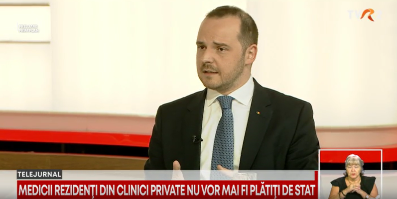 Exclusiv | Rogobete: Salariile rezidenților din spitalele private vor fi plătite de aceste unități, nu de stat