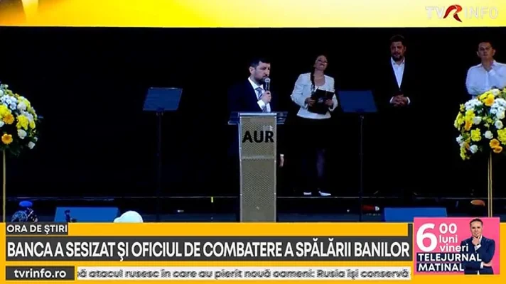 O bancă a blocat conturile AUR și a sesizat Oficiul de Combatere a Spălării Banilor. Sunt suspiciuni și privind unele donații și împrumuturi