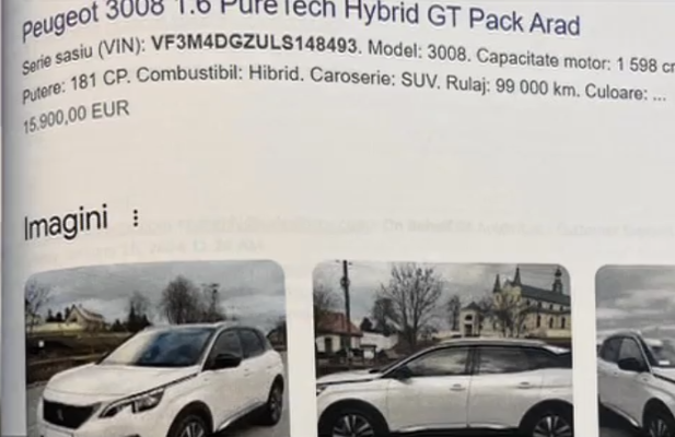 Înșelăciuni cu vânzări de mașini, pe Internet. Liderul grupării are un trecut infracţional bogat