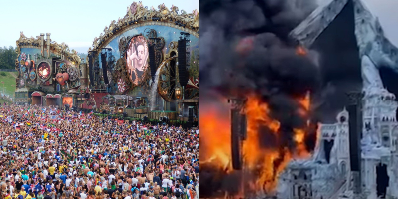 VIDEO Scena principală a celebrului festival Tomorrowland, ediția 2025, distrusă de un incendiu devastator cu o zi înainte de deschidere / Flăcările s-au extins către pădurea din apropiere / Decizia organizatorilor