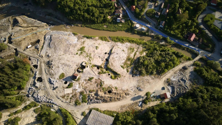 Ministrul Economiei, despre situația de la Salina Praid: Posibil să se transforme într-un lac