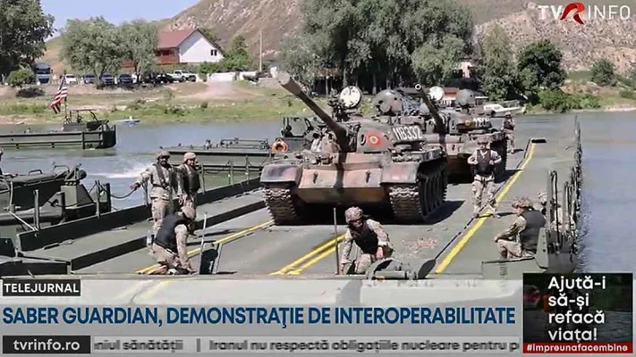 Exercițiul militar Saber Guardian, demonstrație de interoperabilitate organizat în România de Comandamentul Forțelor Armate ale SUA
