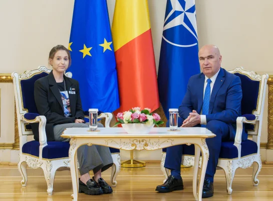 Ilie Bolojan a primit la Cotroceni o fostă ostatică HAMAS cu cetățenie israeliano-română