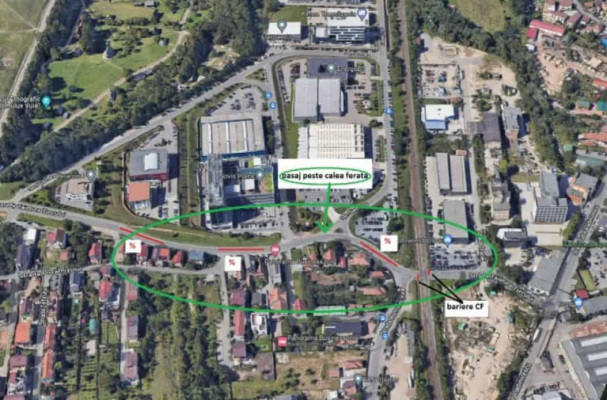 Pasajul care va fluidiza traficul dintre Baciu și Cluj-Napoca, în faza finală de licitație