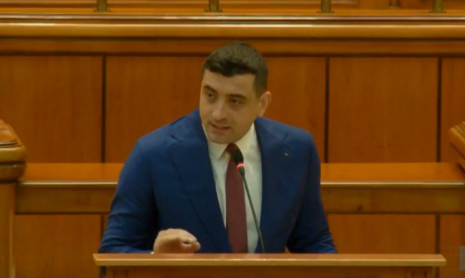 VIDEO AUR a plecat din sala la învestirea Guvernului Bolojan: 'Noi nu participăm la această mascaradă. Ne ridicăm și plecăm!'