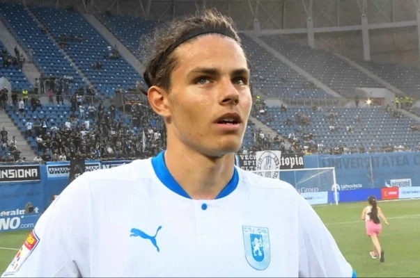 Atanas Trică face pasul în Superligă! Nepotul lui Ilie Balaci a semnat cu Universitatea Cluj