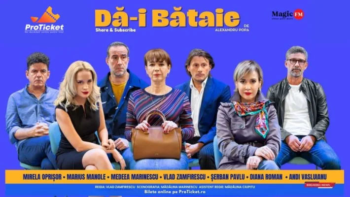 Pe o pânză de păianjen, Dă-i bătaie, Regina mamă și Gaițele, spectacole de comedie și dramă, la început de iulie pe scena TNB