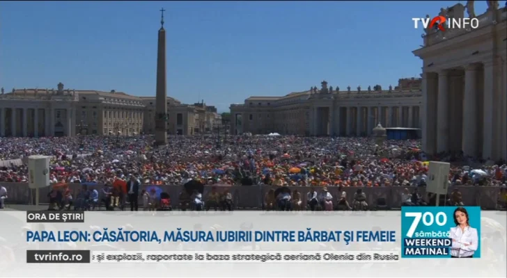 Papa Leon al XIV-lea: Căsătoria, măsura iubirii dintre bărbat și femeie