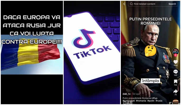 Mesaje pro-Putin și pro-Rusia de pe TikTok, în vizorul CNA. Valentin Jucan: „Am identificat foarte multe postări. Am putea emite ordine de eliminare”