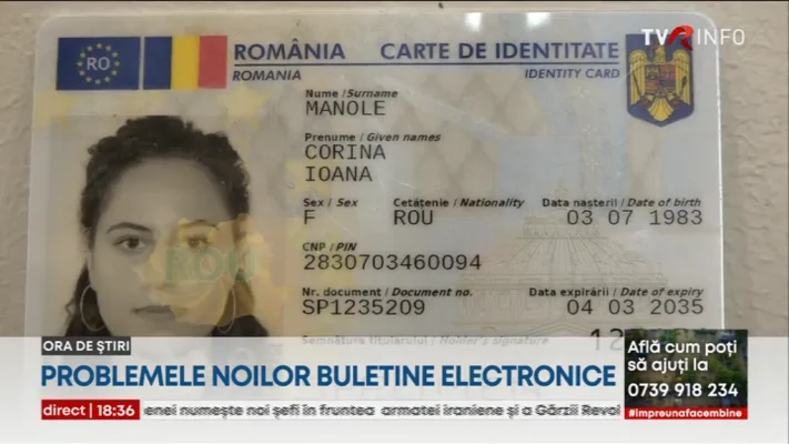 Problemele noilor buletine electronice. Unele instituții nu pot „citi” toate datele cărții de identitate, cum ar fi adresa