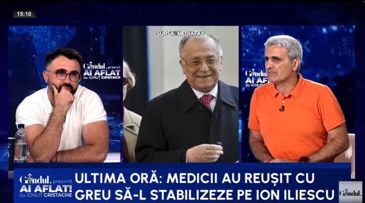 Robert Turcescu, despre Ion Iliescu: Marele regret este că nu avem o adevărată carte de memorii. Va duce în mormânt toate MISTERELE