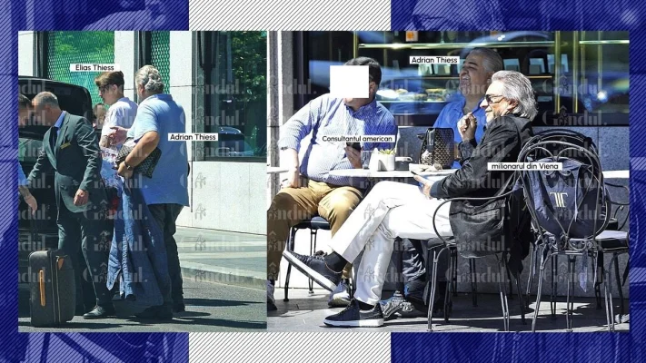 Adrian Thiess, satisfăcut după ce l-a adus pe Donald TRUMP Jr., și-a băut cafeaua la Athénée Palace cu un consultant american și un milionar din Viena