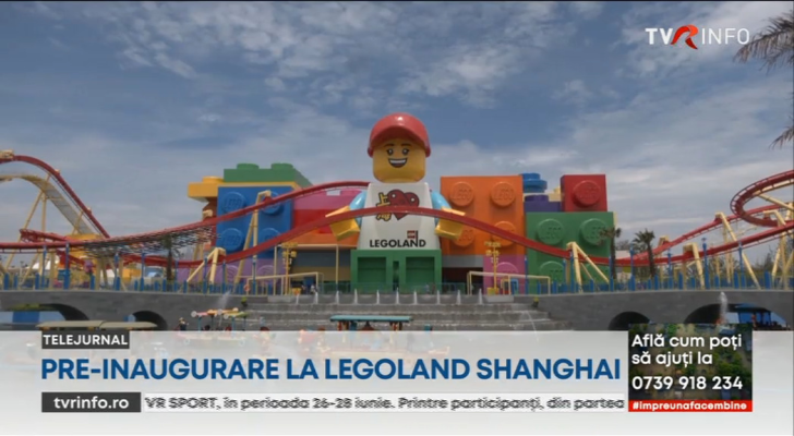 Pre-inaugurare la Legoland Shanghai. Investiția a costat peste o jumătate de miliard de dolari, iar prețul unui bilet pentru un adult cu un copil poate depăși echivalentul a 150 de dolari