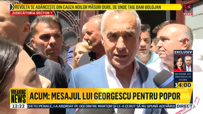 VIDEO Călin Georgescu, la Judecătoria Sectorului 1: 'Nu vreau să fiu sclav, dar nici stăpân. Sunt bucuros că dosarul meu a ajuns în instanță'