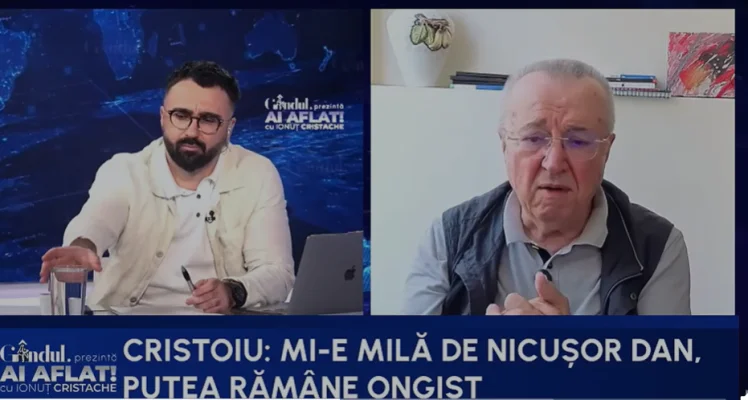 Ion Cristoiu: „Nicușor Dan îmi stârnește milă, nu ură. O să îl regretăm pe Klaus Iohannis”