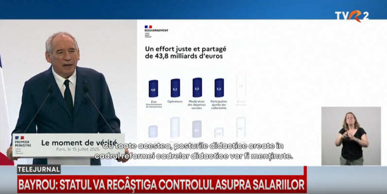 Franța anunță măsuri de austeritate. Premierul Bayrou propune tăieri bugetare și reducerea zilelor libere