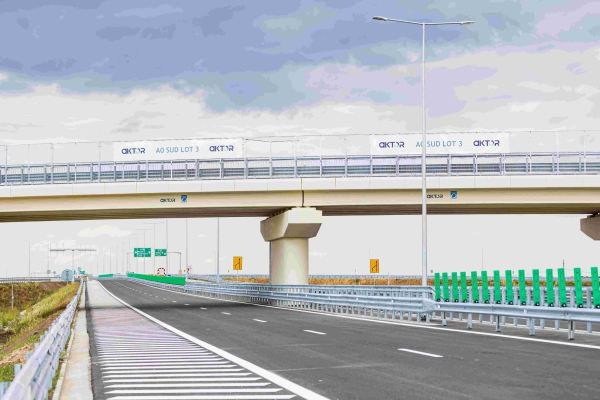 Autostrada A0 Sud este completă: AKTOR a dat în trafic Lotul 3
