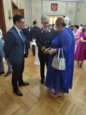 Diana Șoșoacă, după ce a participat, miercuri, la recepția organizată cu ocazia zilei naționale a Rusiei: Niciodată Rusia nu va ataca România!