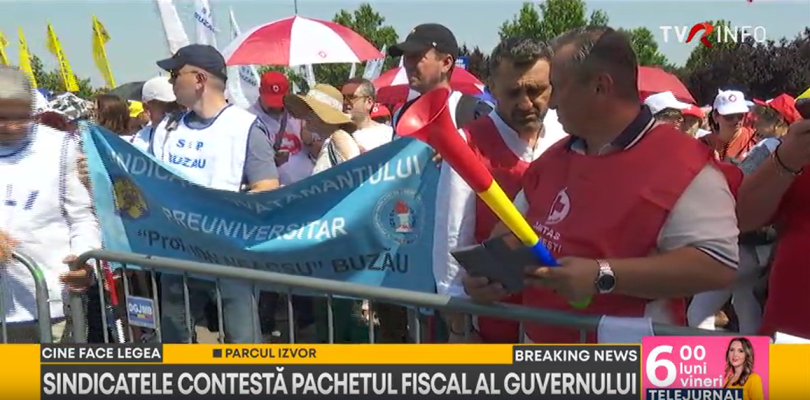 Măsurile fiscale provoacă nemulțumiri tot mai mari. Proteste în fața Parlamentului