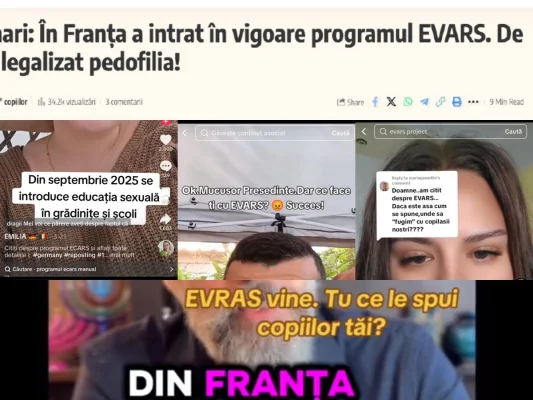 „Programul EVARS aplicat în România” – o manipulare grosolană care țintește părinții, distribuită de parlamentari, extremiști, influenceri și mii de oameni