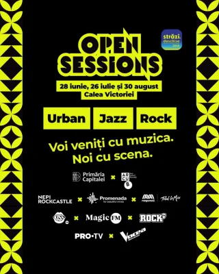 OPEN SESSIONS – Deschidem scena pentru trupele tinere de jazz, urban și rock la „Străzi Deschise – București”