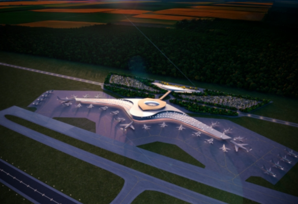 VIDEO Se construiește un nou aeroport pentru București: S-a făcut un pas important pentru o lucrare extrem de spectaculoasă