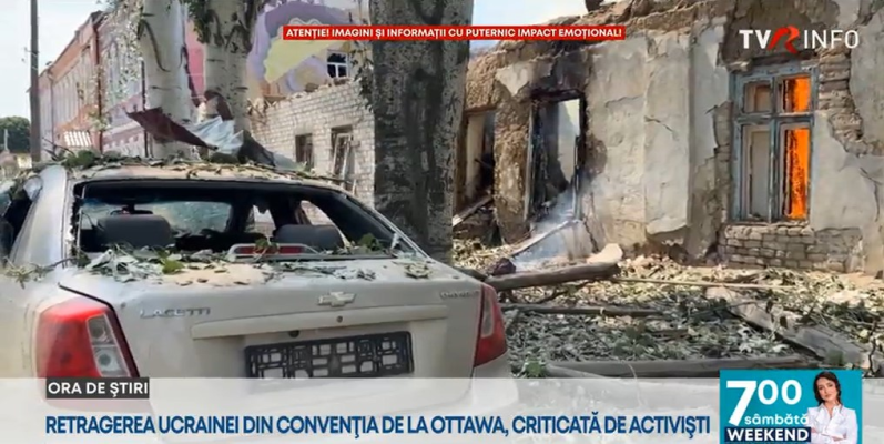 Cale deschisă pentru folosirea minelor antipersonal în Ucraina. Retragerea din Convenţia de la Ottawa, criticată de activişti