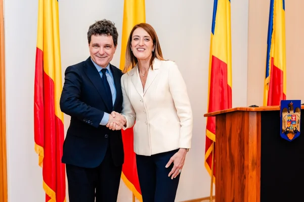 Noul președinte al României s-a întâlnit cu președinta Parlamentului European