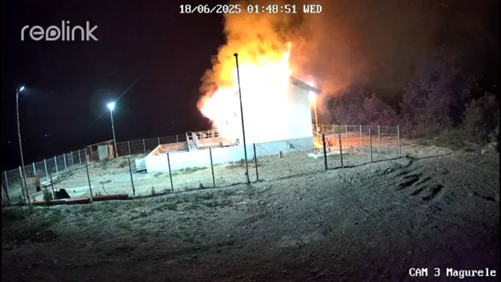 Un bărbat cu probleme psihice a incendiat stația de epurare a comunei Măgurele, Prahova