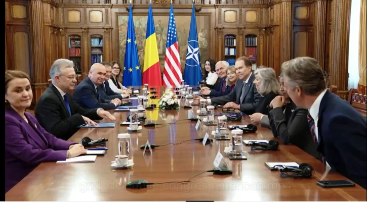 Ilie Bolojan s-a întâlnit cu delegația din partea Congresului SUA, la Palatul Cotroceni / „România a învățat lecțiile necesare”